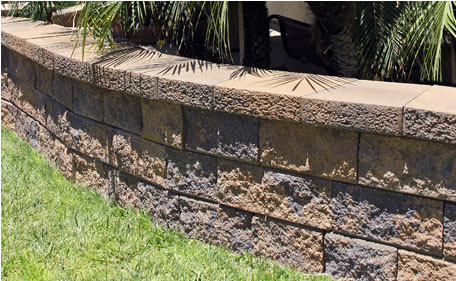 Acker-Stone retaining wall