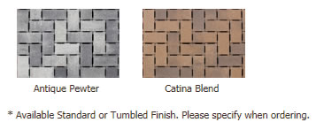 More Permeable pavers colors